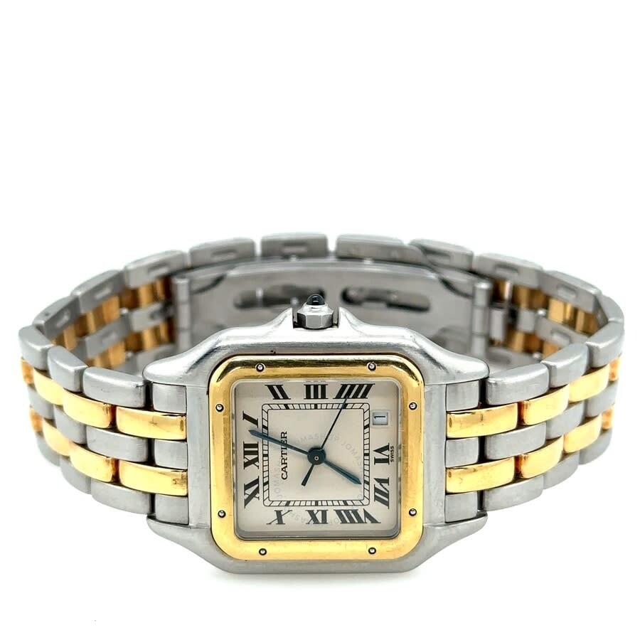 Pre-owned Cartier Panthere Quartz Silver Dial Ladies Watch 183949 - 5