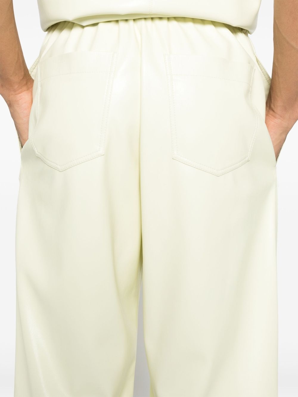 faux-leather trousers - 5