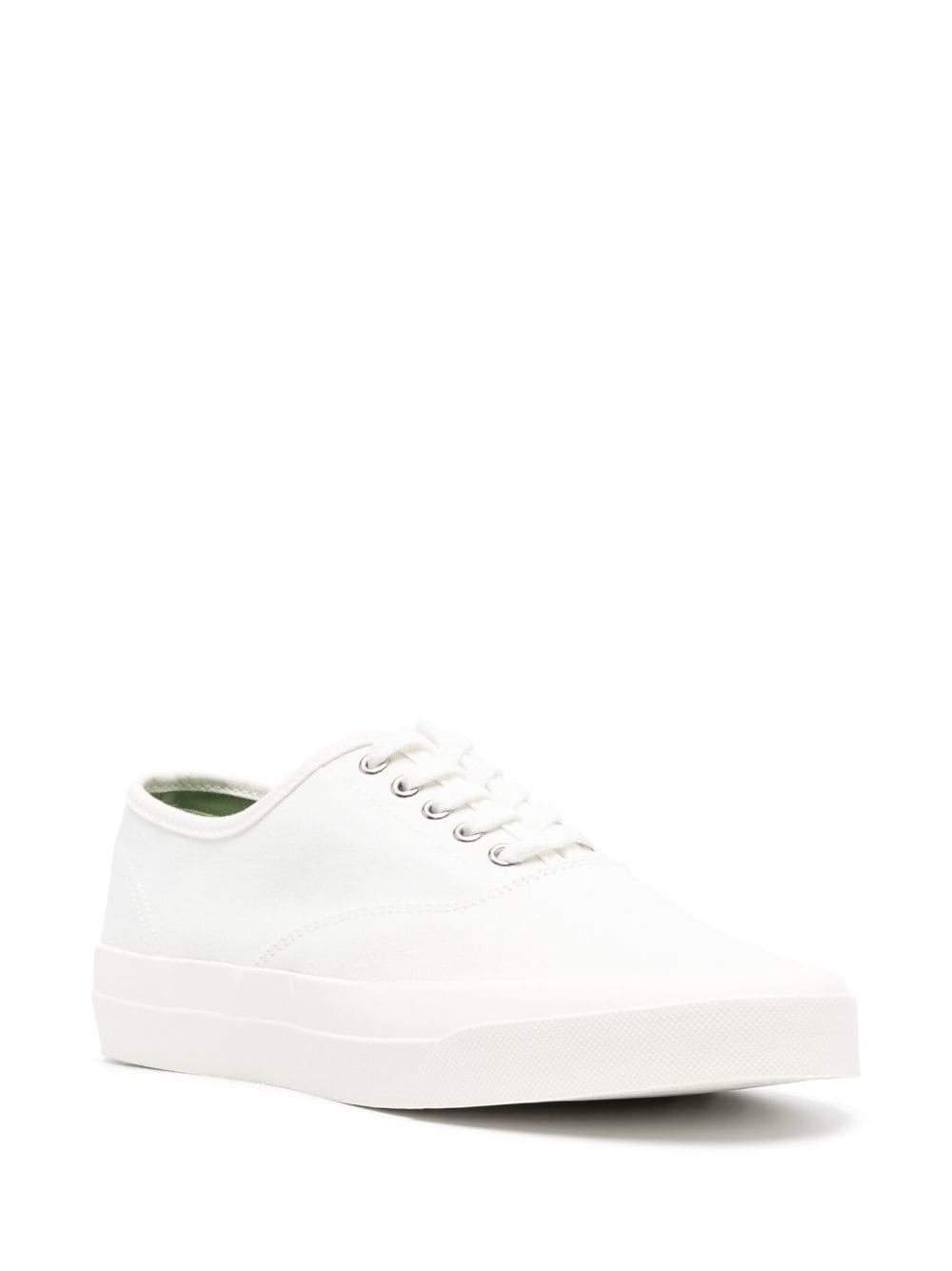 canvas lace-up sneakers - 2