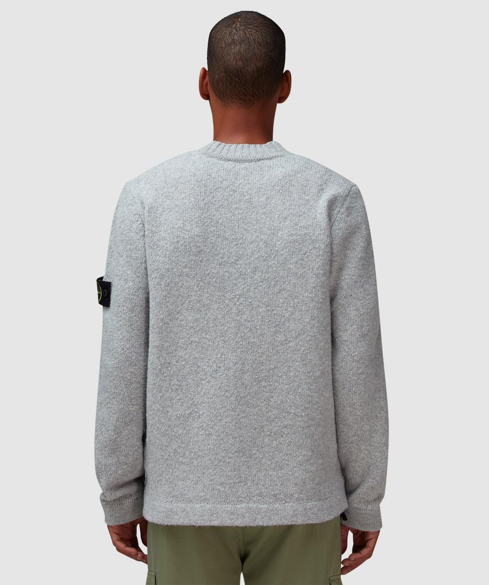 Contrasting melange sweater - 3