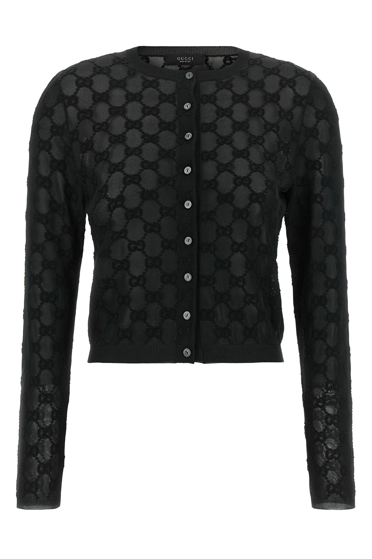 Gg Embroidery Cardigan - 1