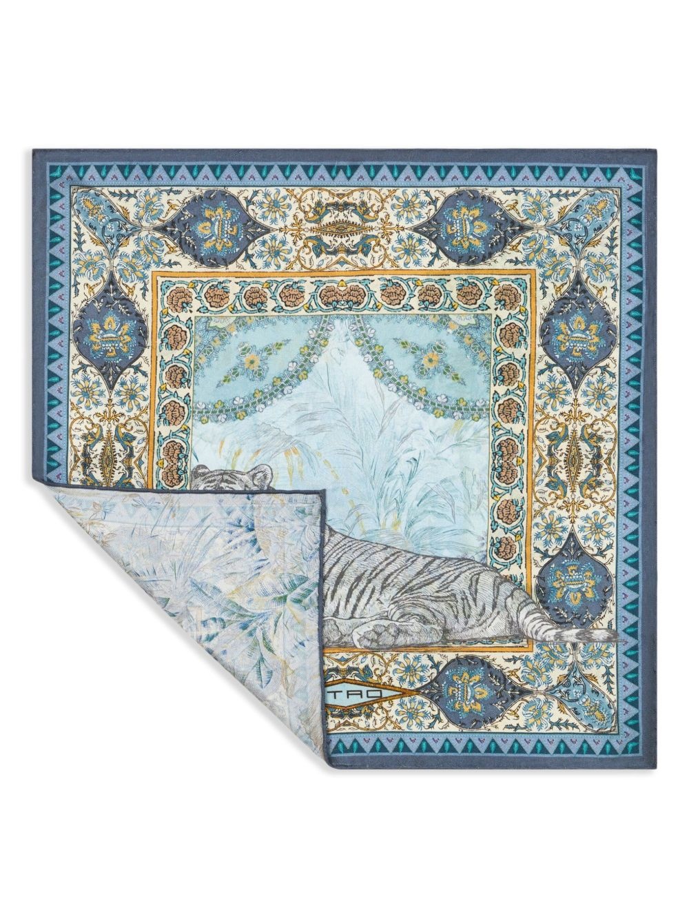 paisley-print scarf - 4