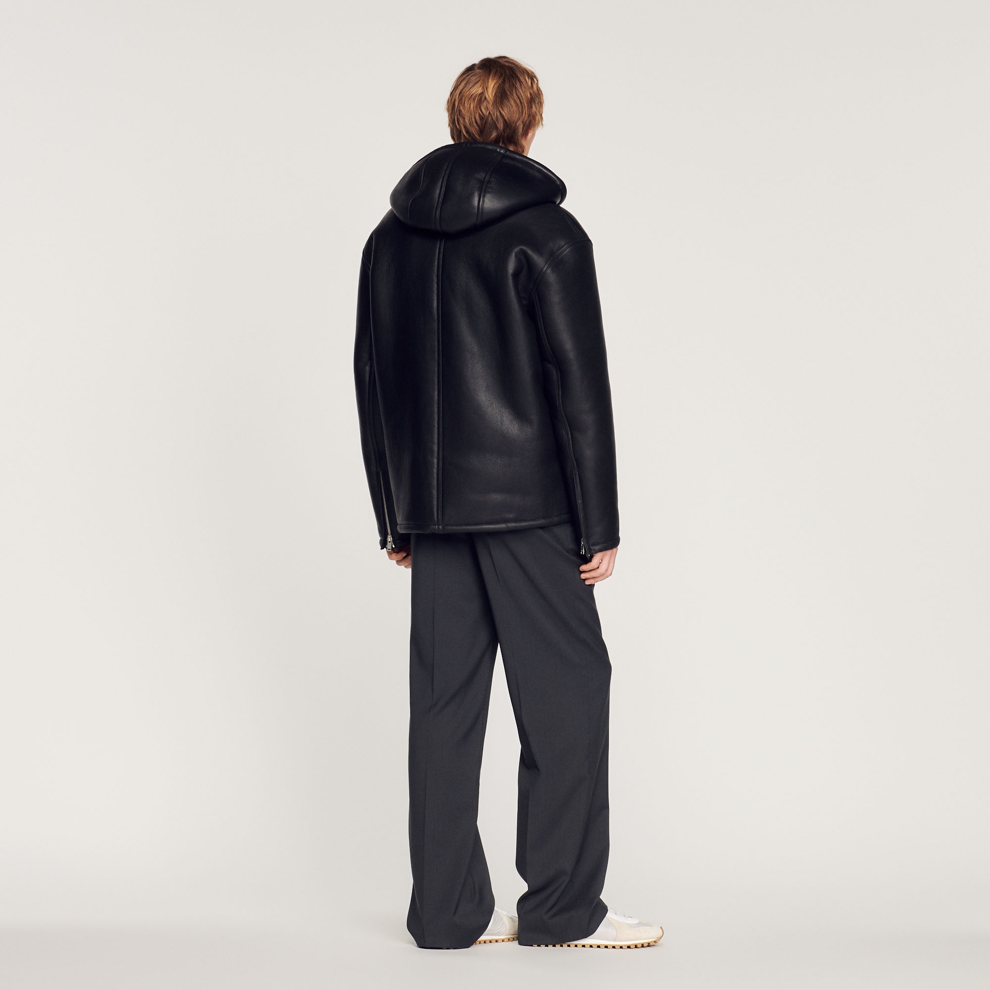 Hooded sheepskin jacket - 6