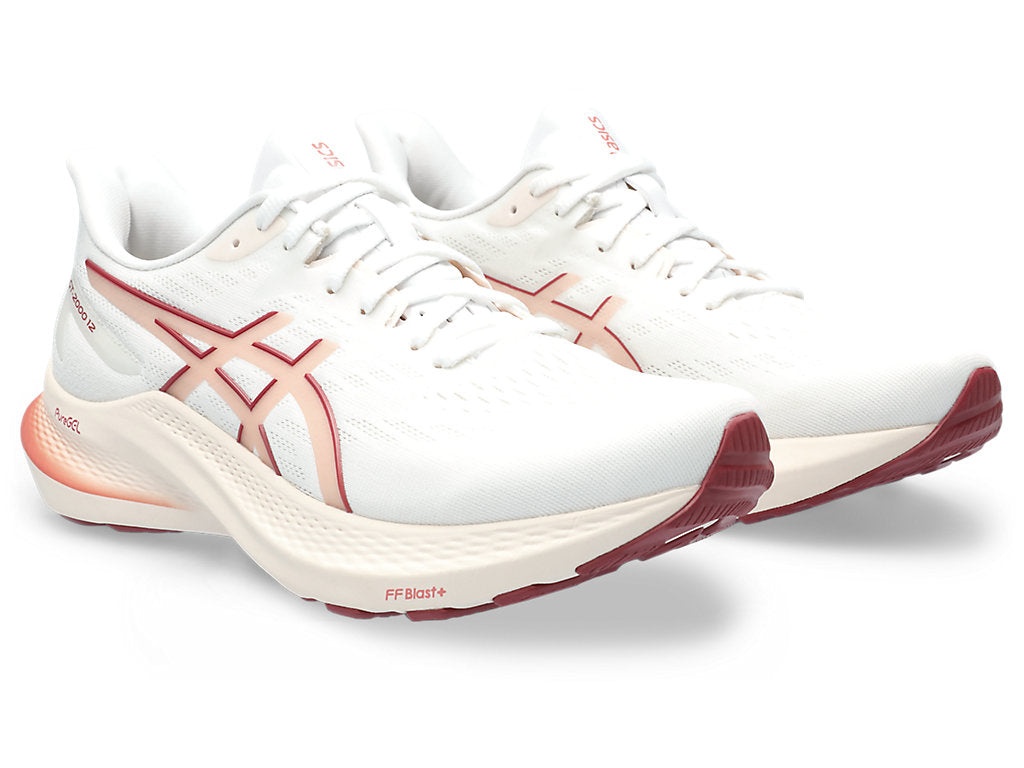 (WMNS) ASICS GT-2000 12 'White Light Garnet' 1012B506-100 - 2