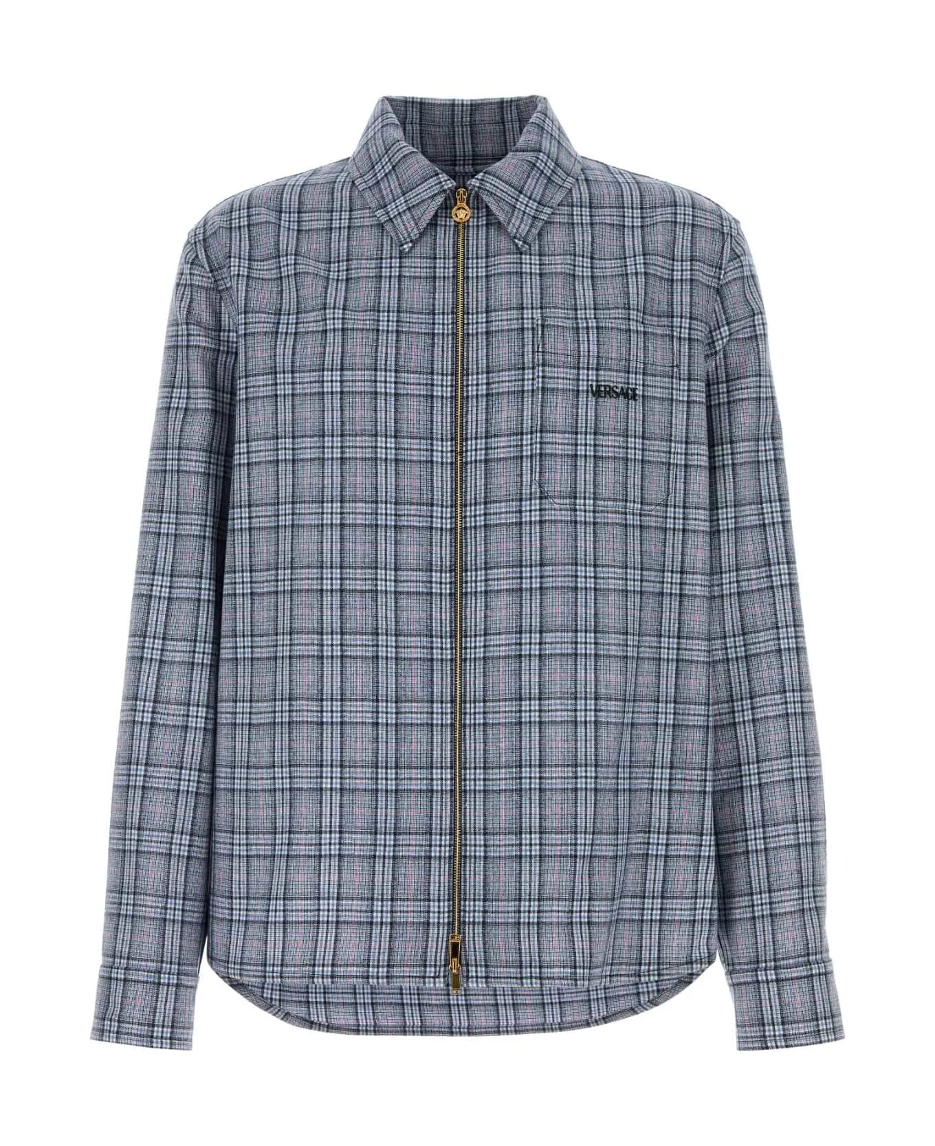 Embroidered Wool Shirt - 1