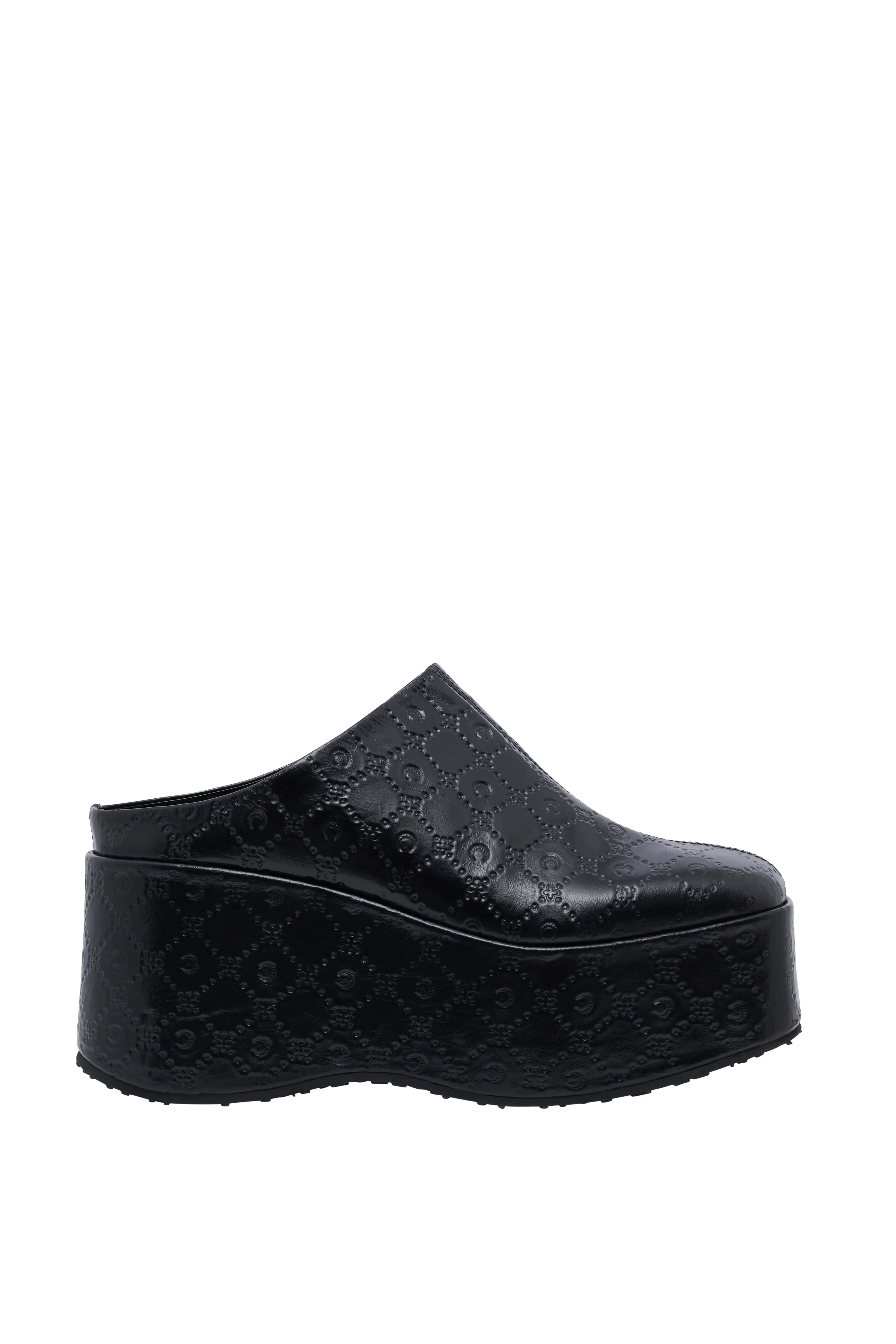 Moonogram Embossed Leather Ms Clog - 1