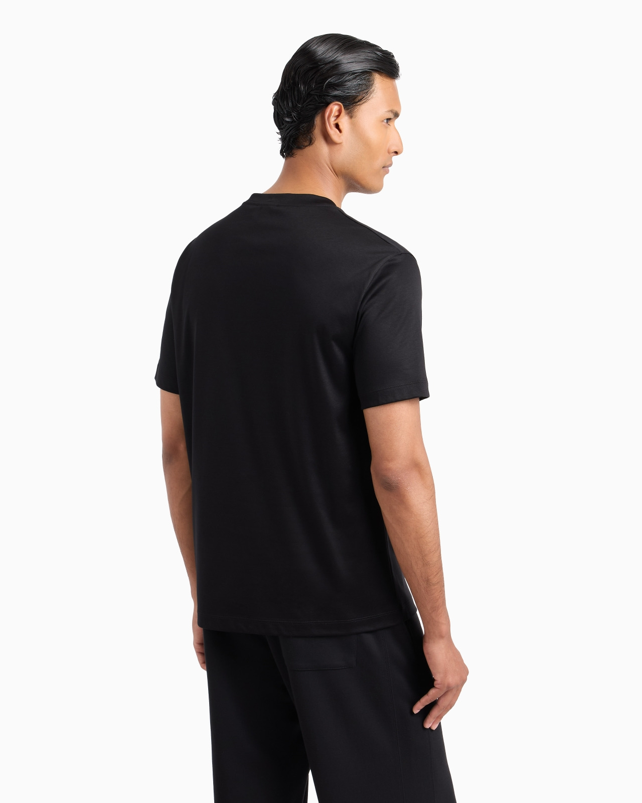 Cotton interlock crew-neck T-shirt - 3
