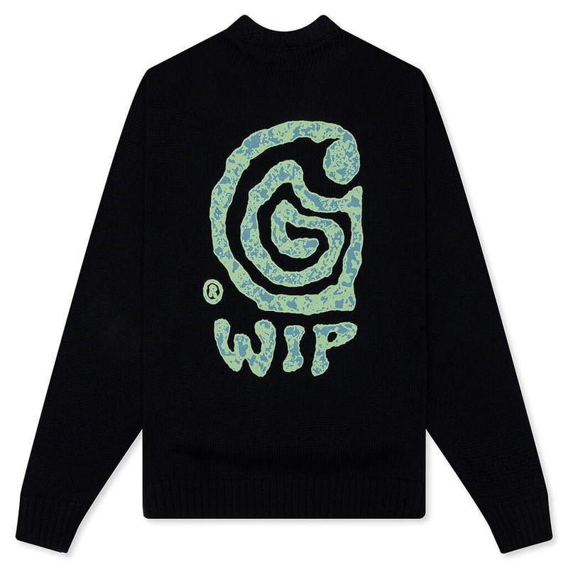 Carhartt WIP HELIX SWEATER - BLACK outlook