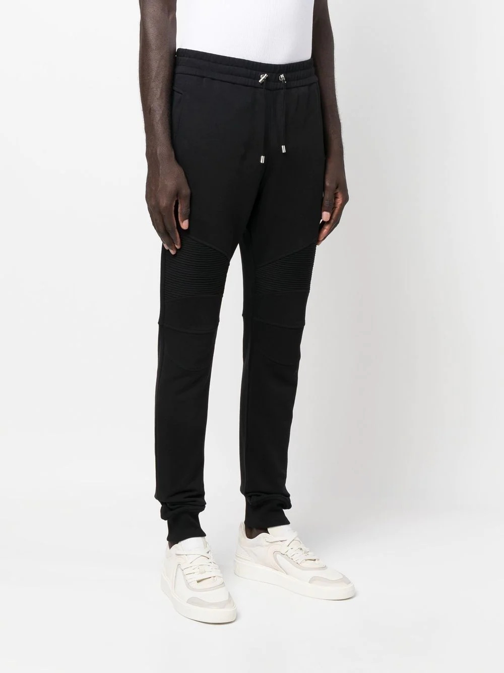 logo-patch drawstring track pants - 3