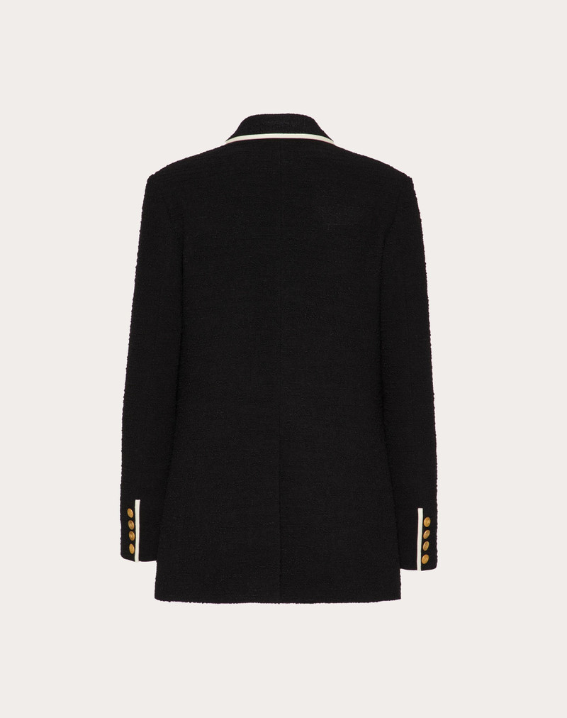 Valentino LIGHT WOOL TWEED BLAZER outlook
