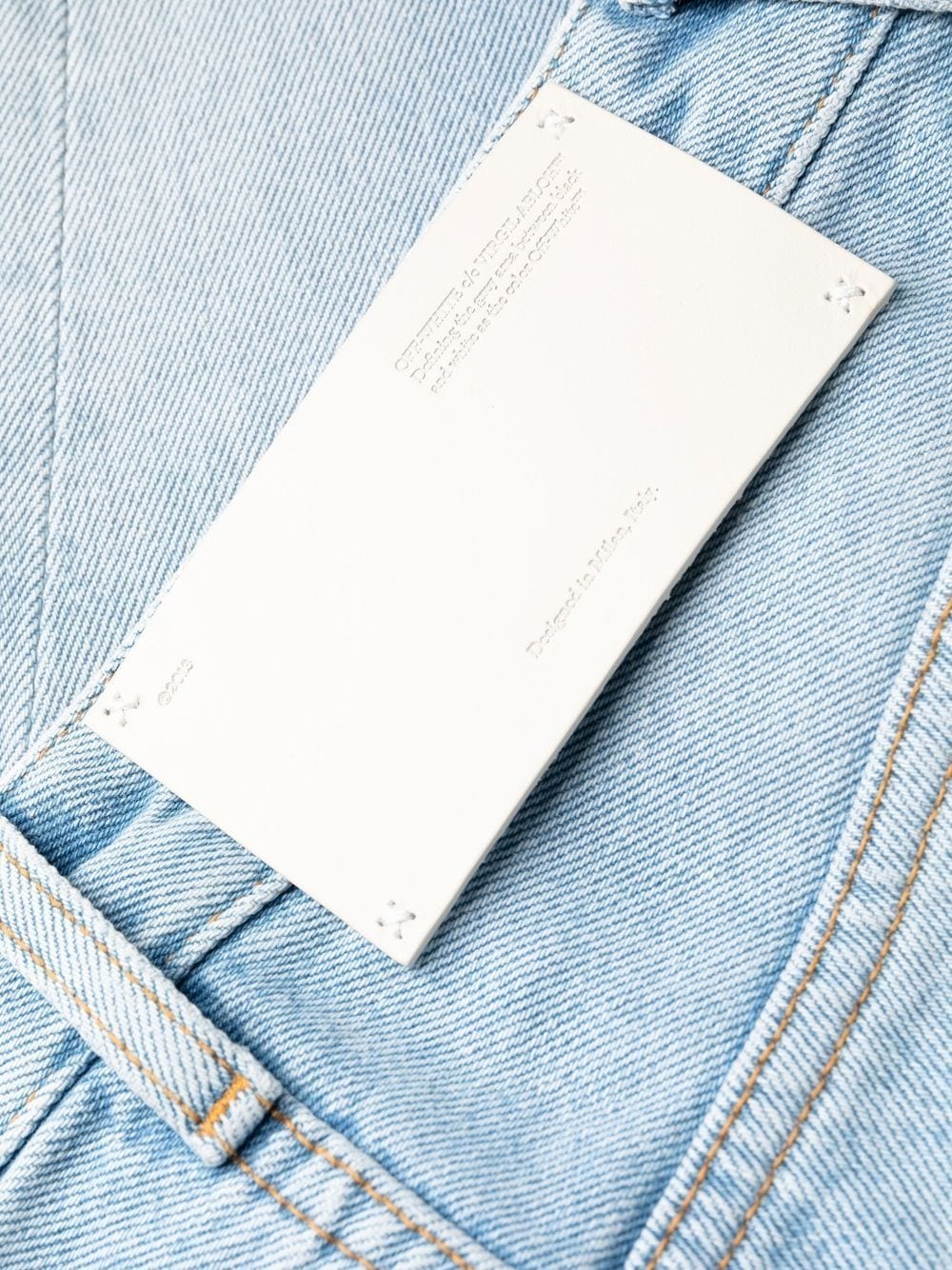 frayed-edge straight-leg jeans - 4