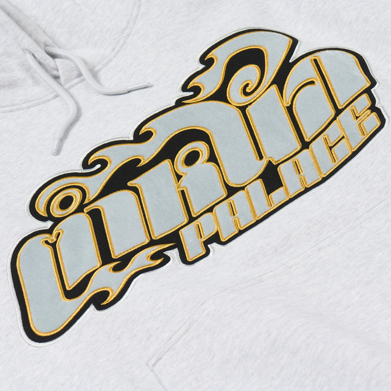 PALACE MUAY HOOD GREY MARL outlook