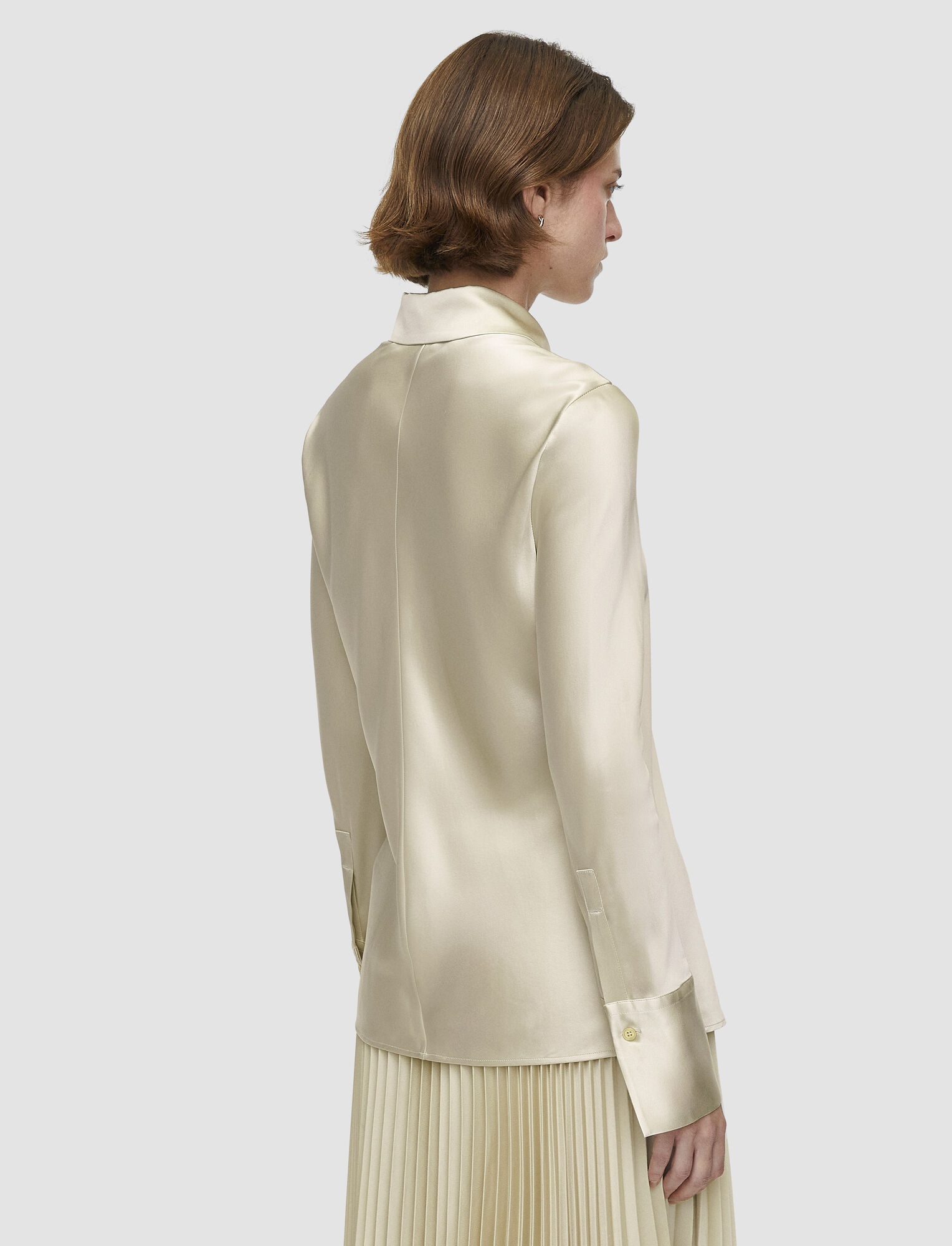 Silk Satin Brunel Blouse - 3