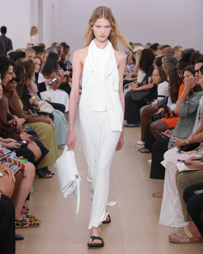 Proenza Schouler Lara Knit Dress in Viscose Boucle outlook