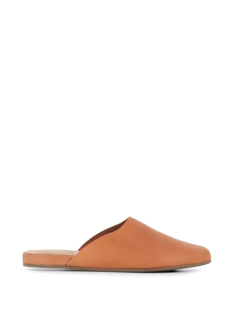 leather flat mules 1
