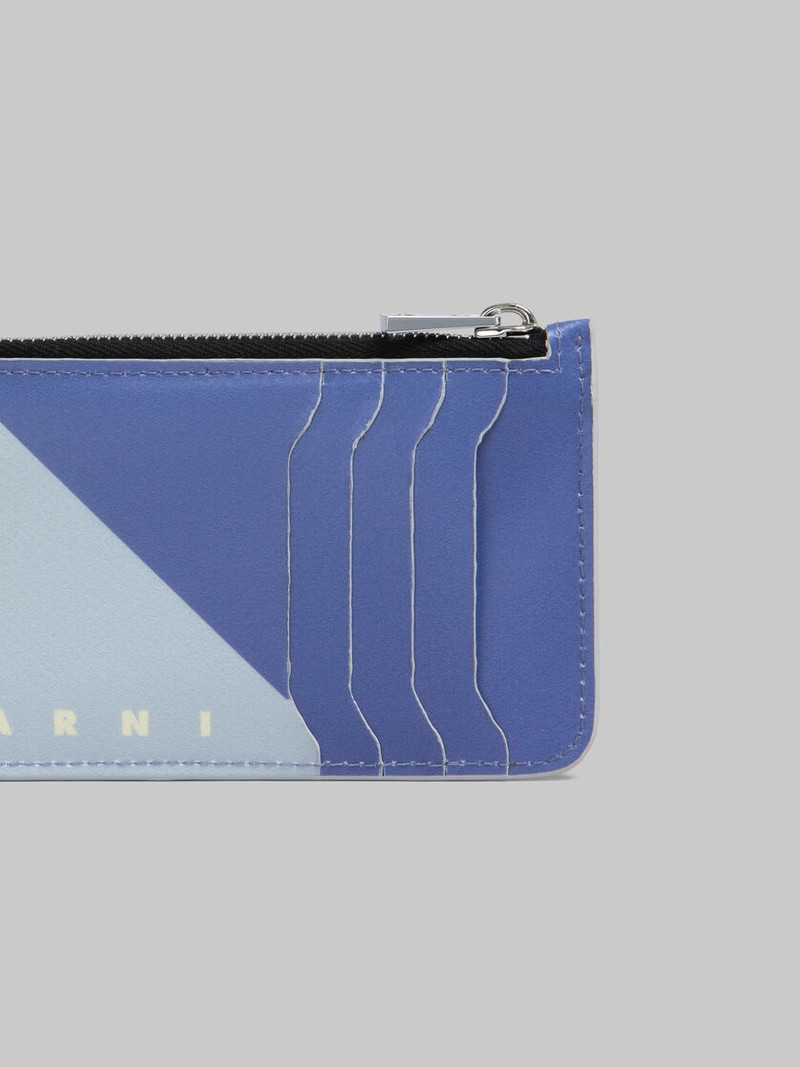 Marni PURPLE AND BLUE TRIBECA CARD CASE outlook