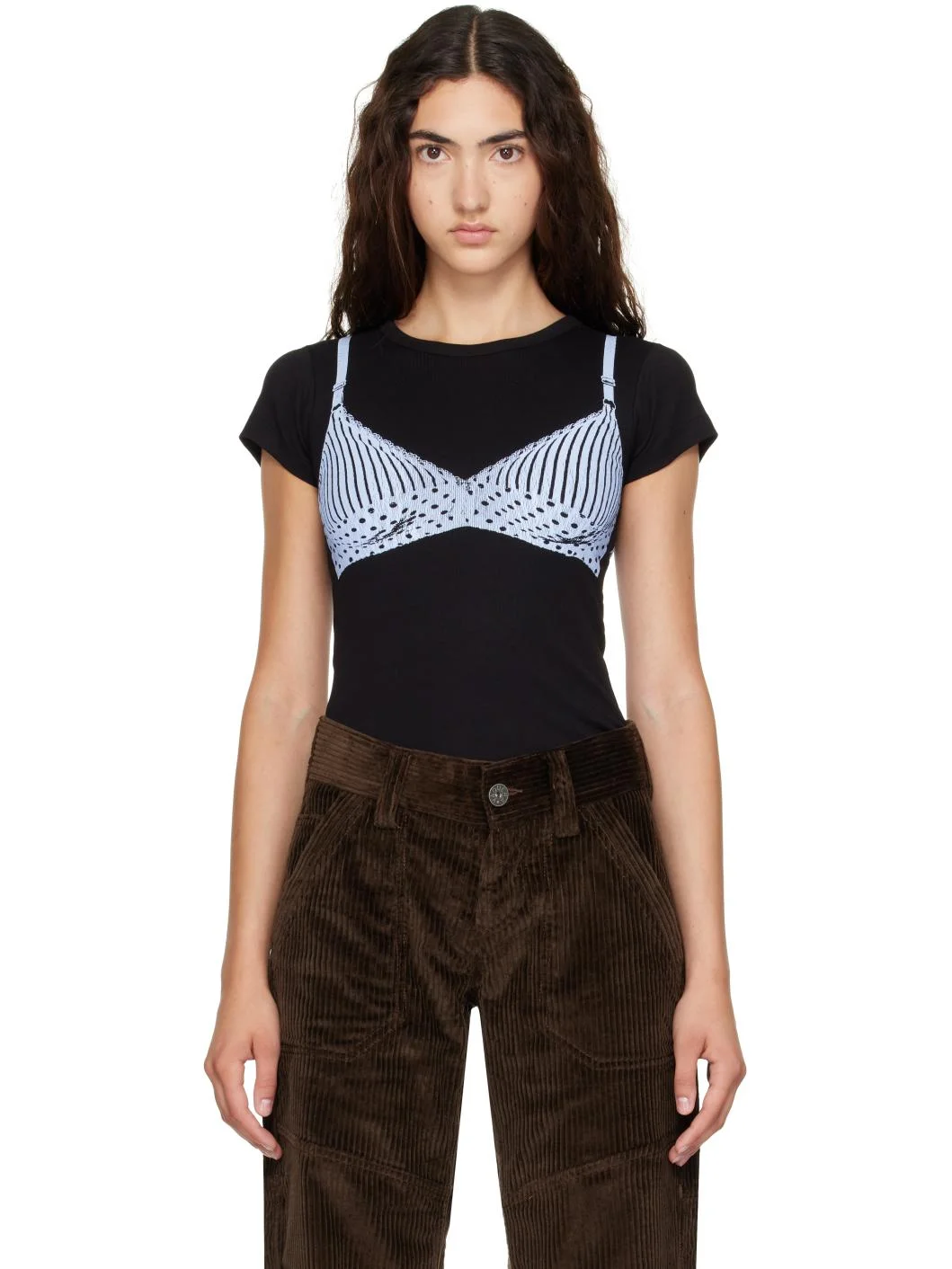 Black Bra Baby T-shirt - 1