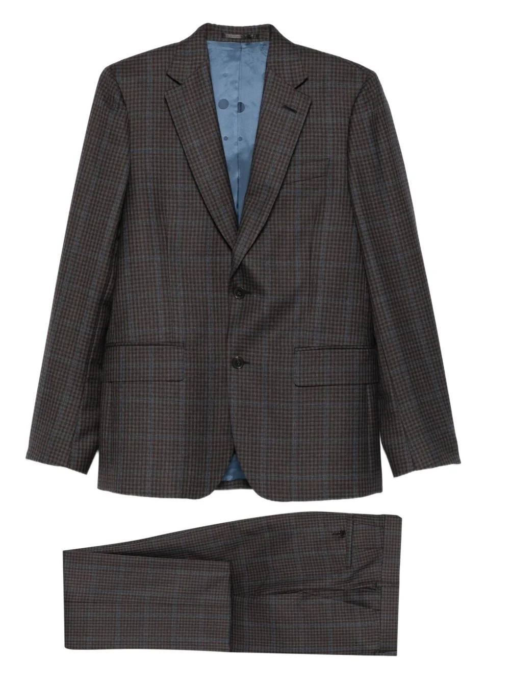 checked suit - 1