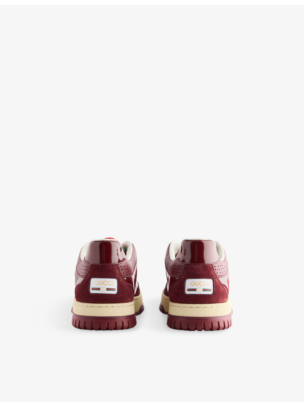 Re-Web Leather and Canvas Low-Top Trainers - 4