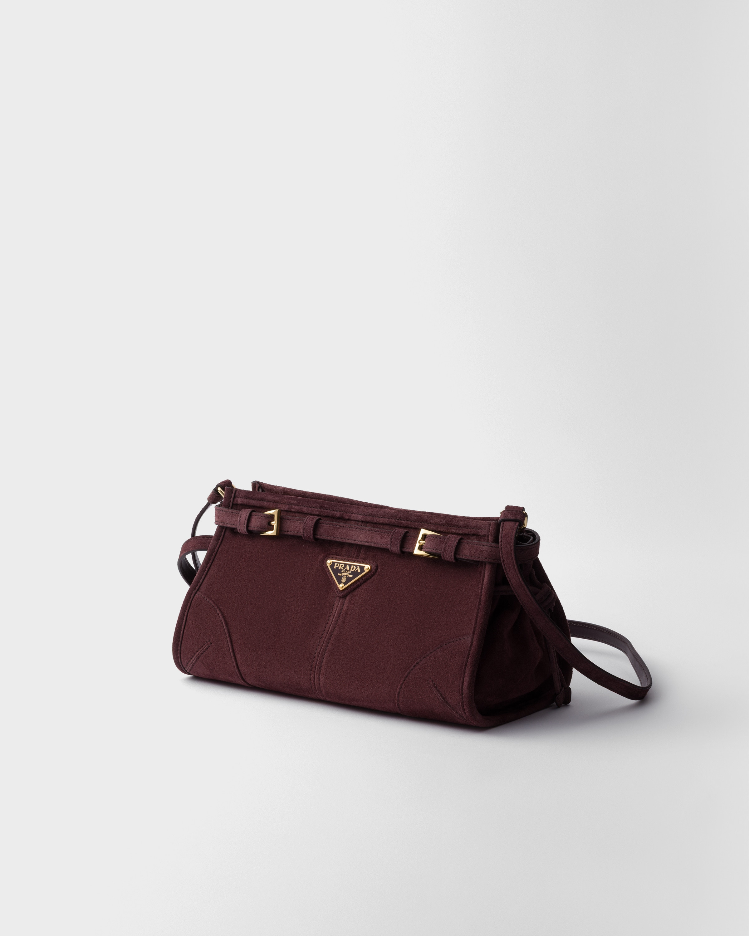 Small Prada Bonnie suede shoulder bag - 2