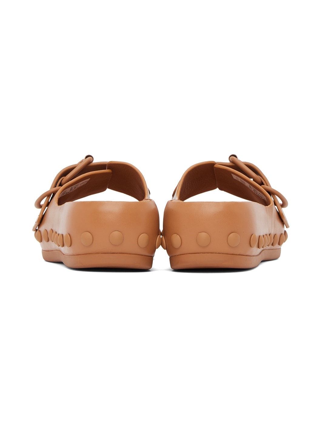 Tan Natacha Ramsay Levi Edition Studded One Sandal - 2