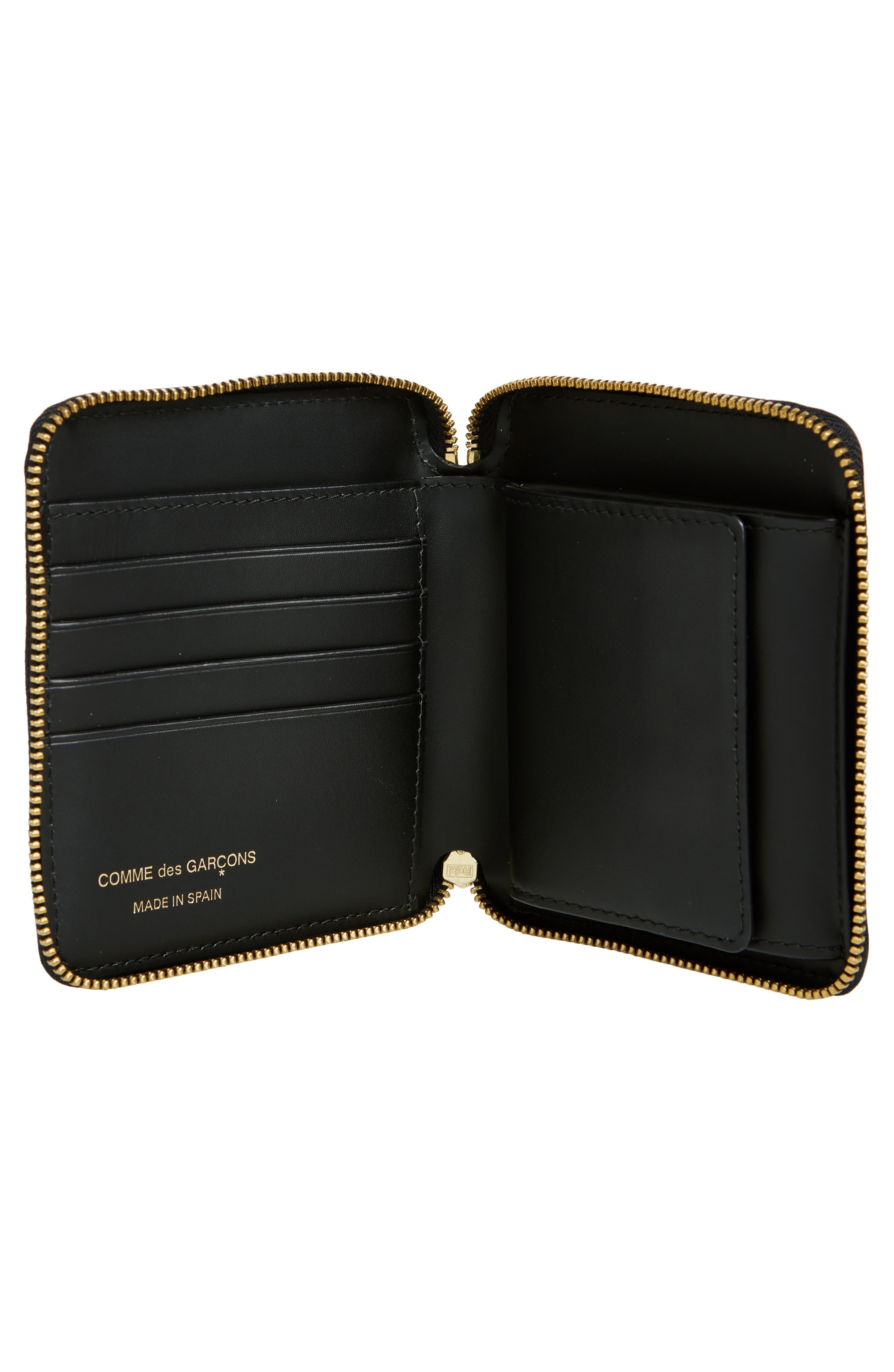 Comme des Garçons Wallets Big Bow Leather Zip Wallet in Black at Nordstrom - 2