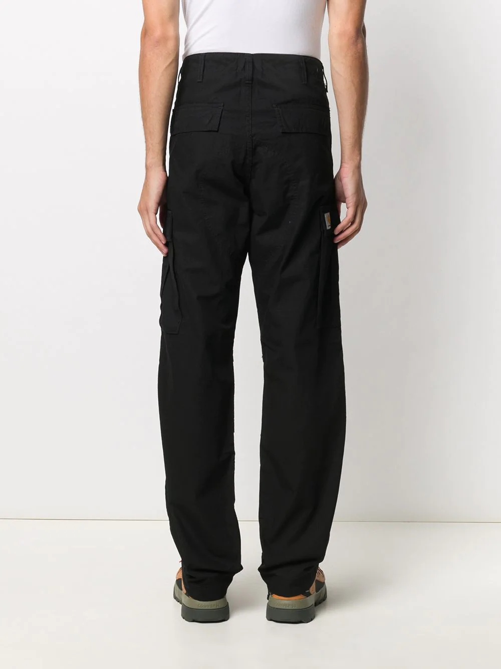 straight cargo trousers - 4