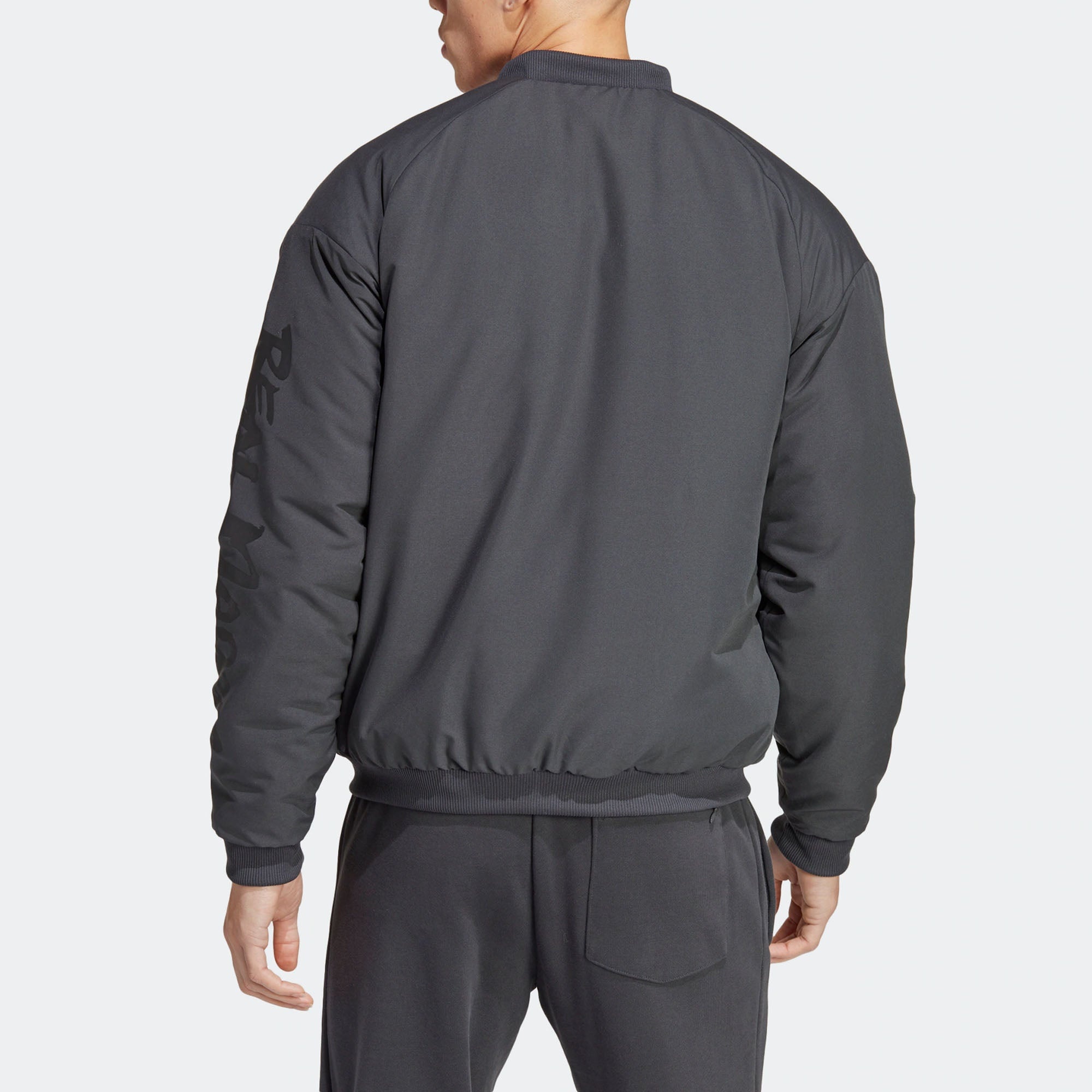 adidas Real Madrid Chinese Story Padded Jacket 'Grey' HT6454 - 3