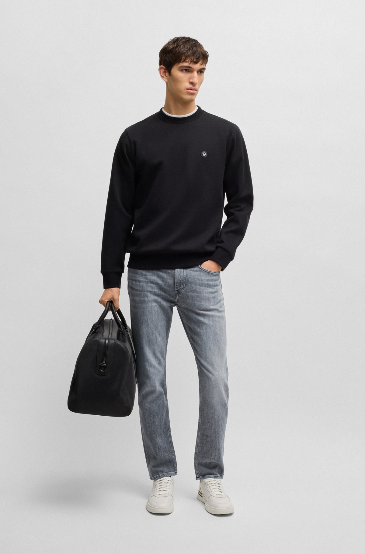 DELAWARE SLIM-FIT JEANS IN TINTED STRETCH DENIM - 3
