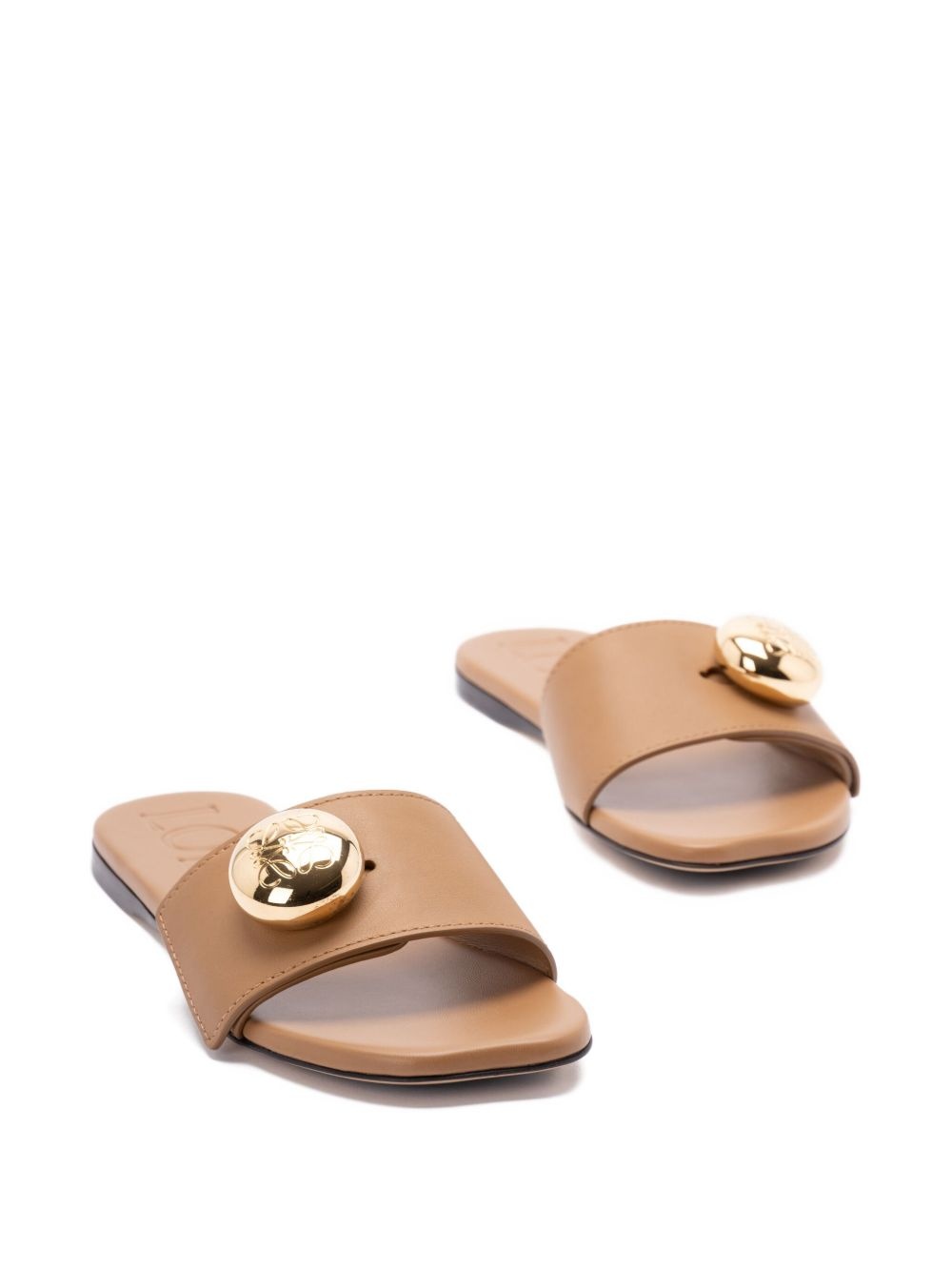 Pebble leather sandals - 5