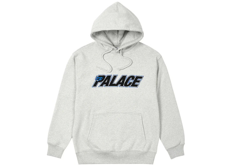 PALACE Palace Panther Hood Grey Marl outlook