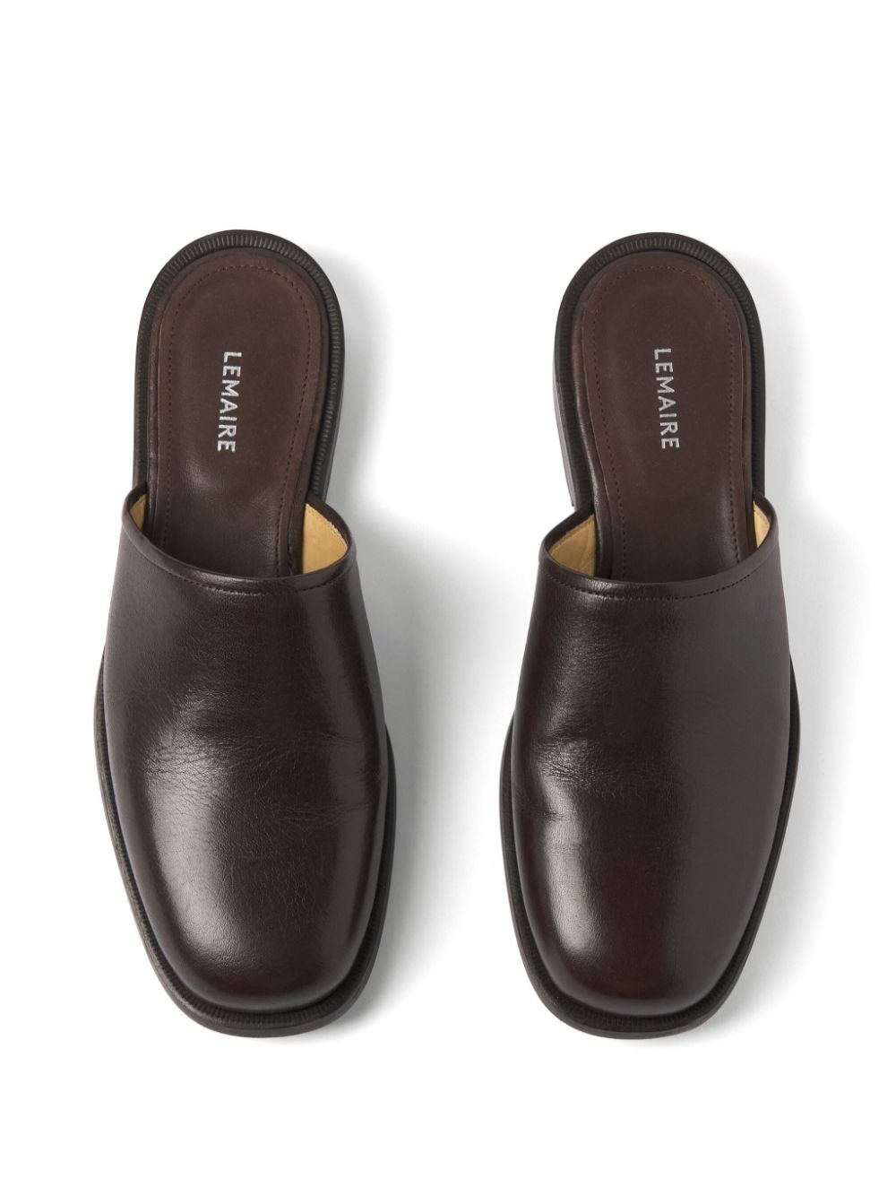 square toe 35mm mules - 5