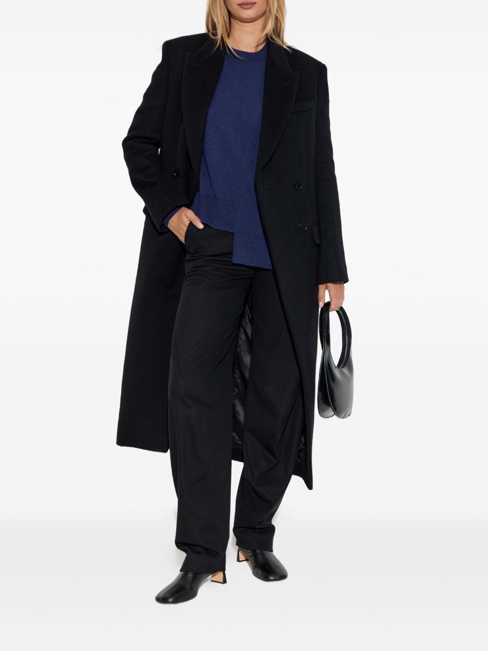 asymmetric cashmere sweater - 2