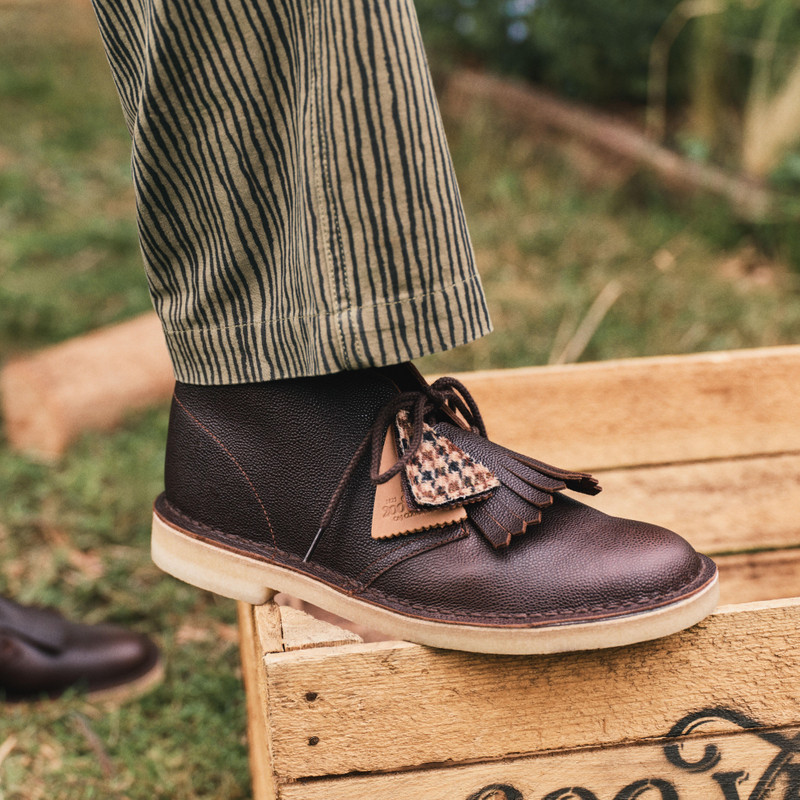 Desert Boot Brown Scotch Grain 2