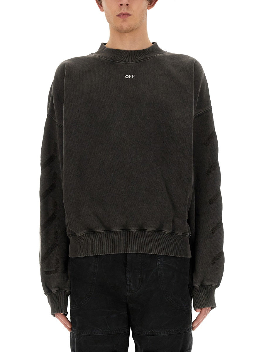 Off-White Men Sweatshirt With Logo - 1