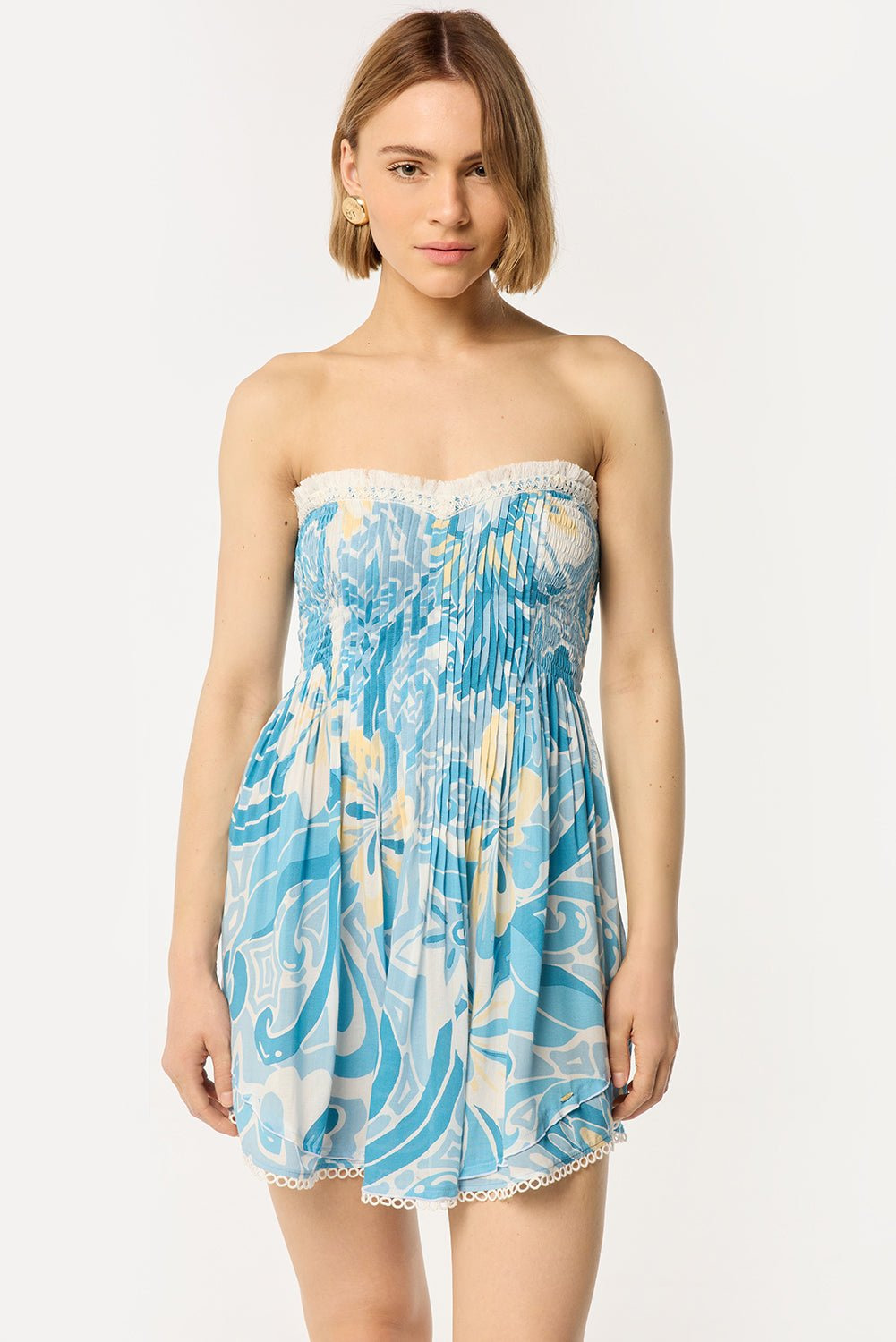 Bandeau Dress Claire - Blue Fantasia - 2