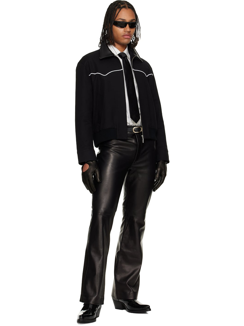 ERNEST W. BAKER Black Western Harrington Jacket outlook