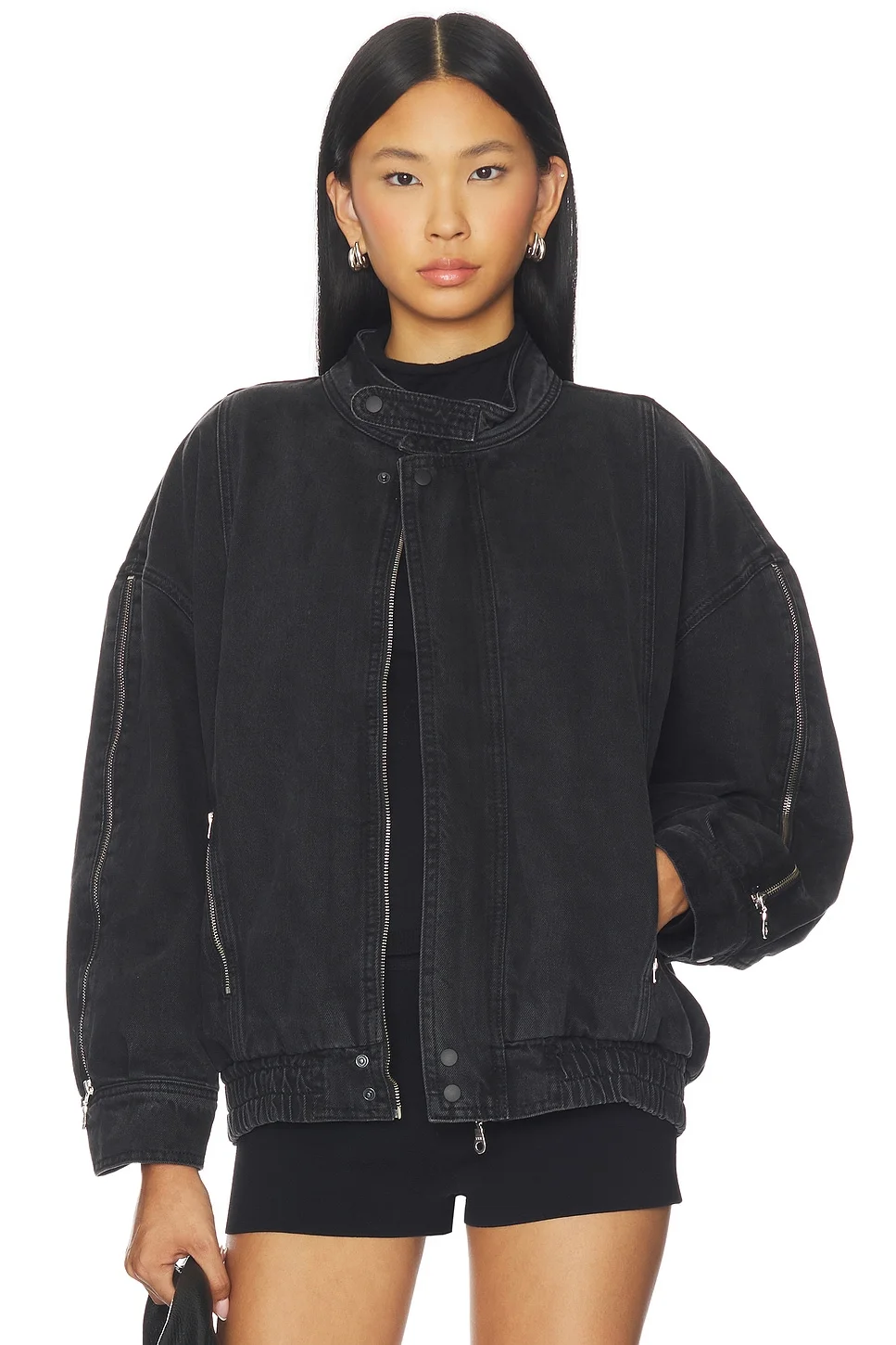 Oversized Juno Zip Jacket - 1