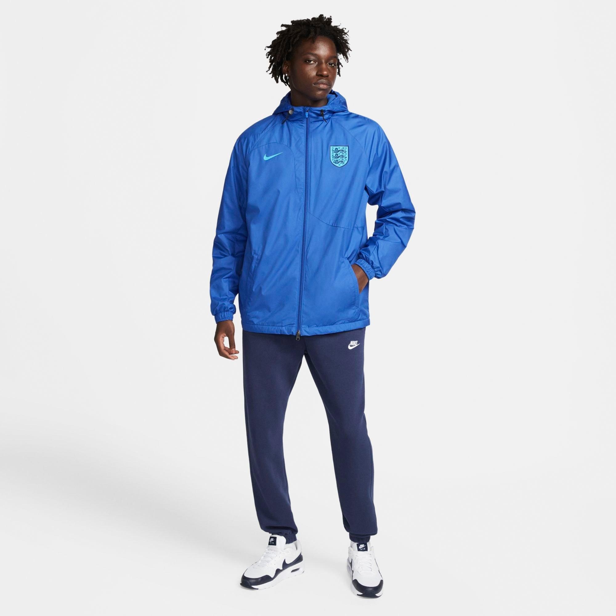NIKE　イングランド　ストライク　フード　ジャケット Nike MEN'S NIKE ENGLAND STRIKE DRI-FIT HOODED SOCCER JACKET