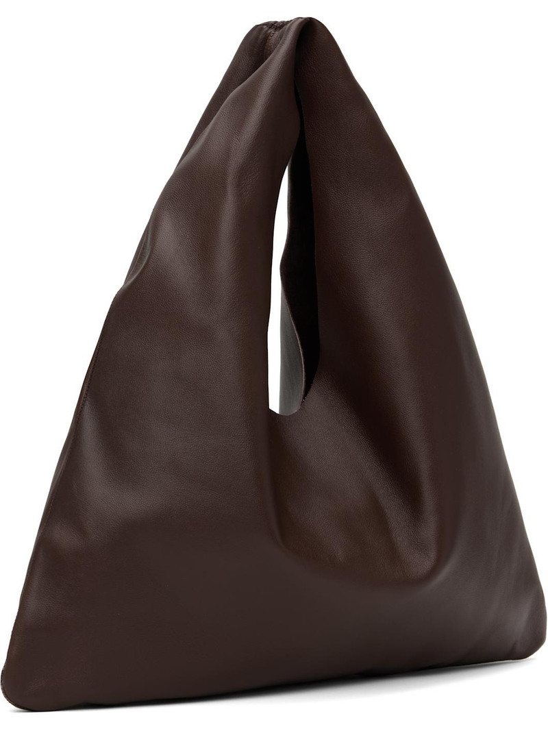 The Row Brown Small Bindle Tote outlook