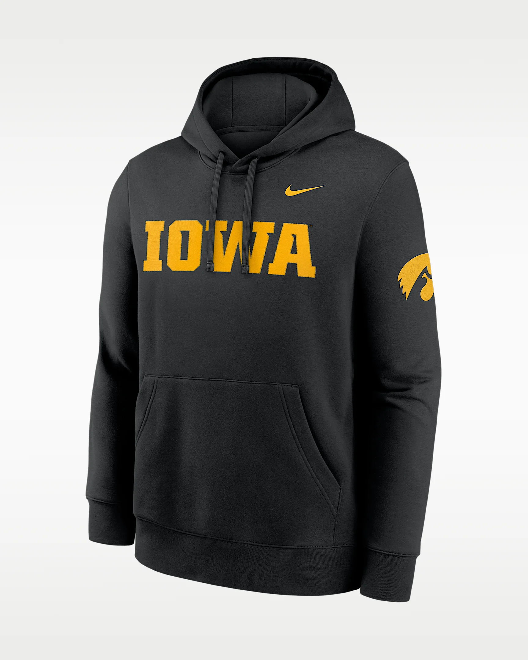 Iowa Sideline Club Men's Nike College Pullover Hoodie - 1