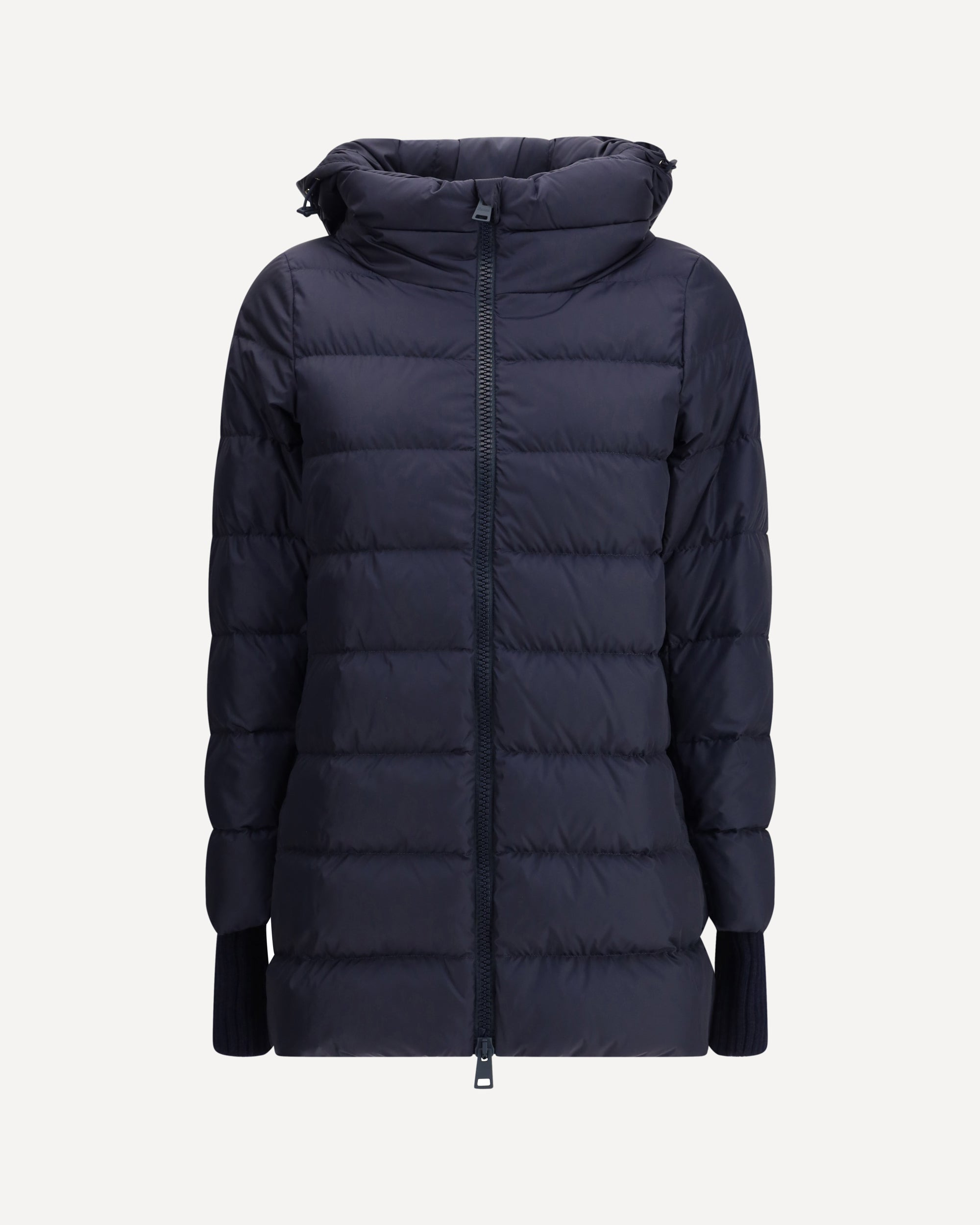Hooded Down Jacket in dark blue - 1