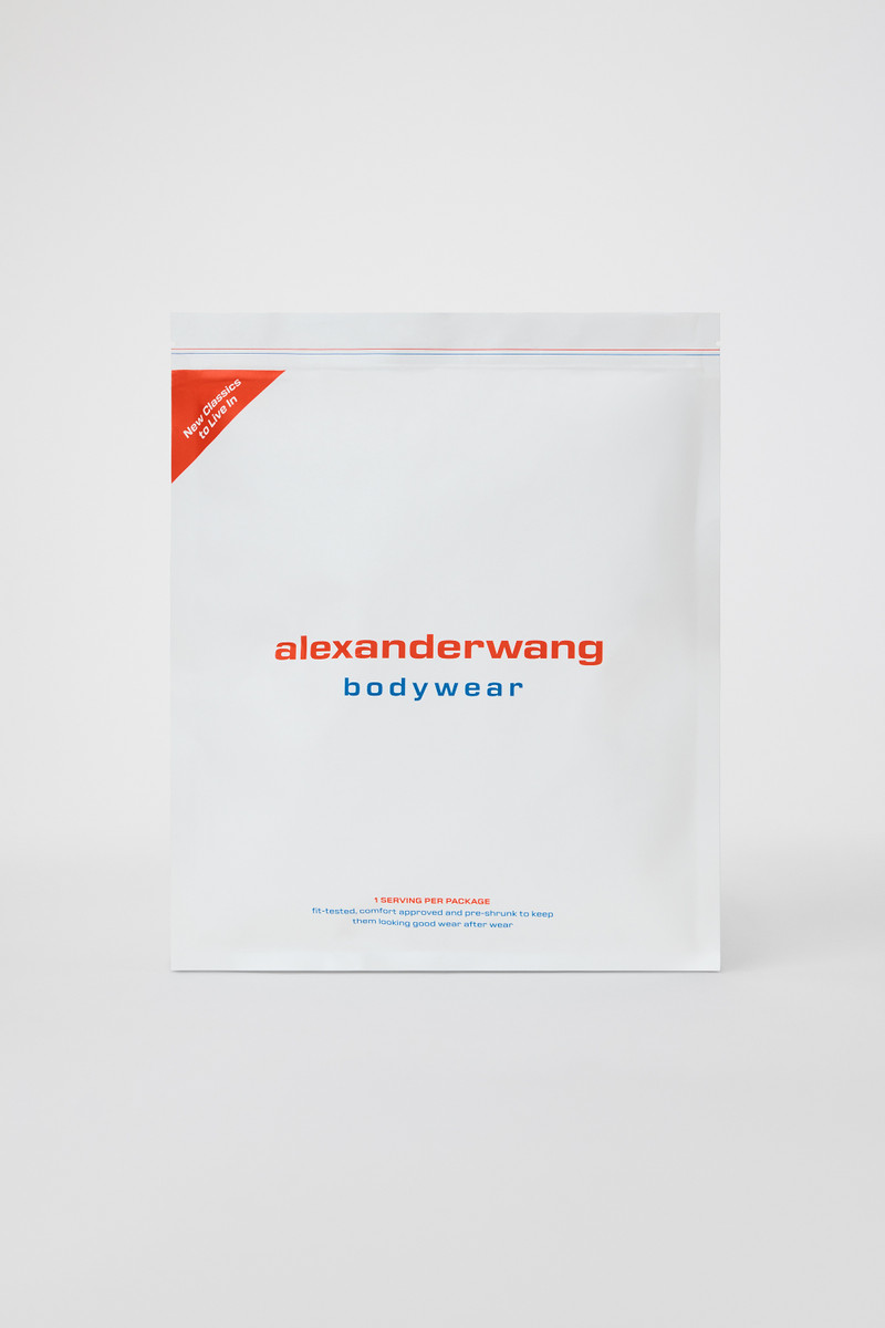 Alexander Wang men's racerback tank in ribbed cotton outlook