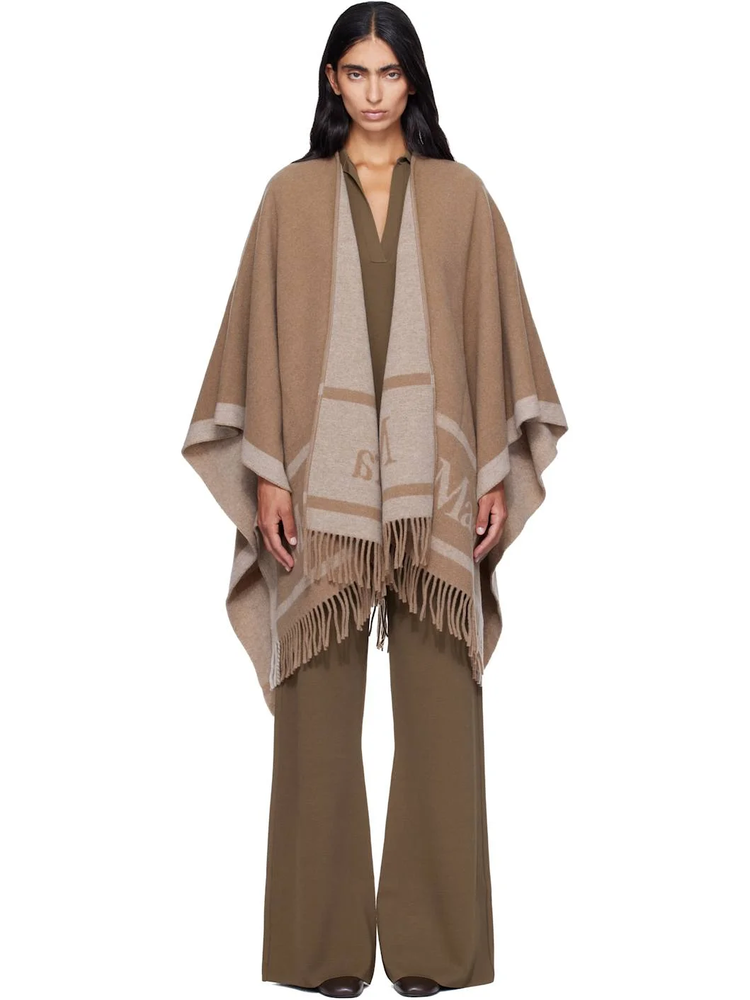 Brown Hildestole Scarf - 1