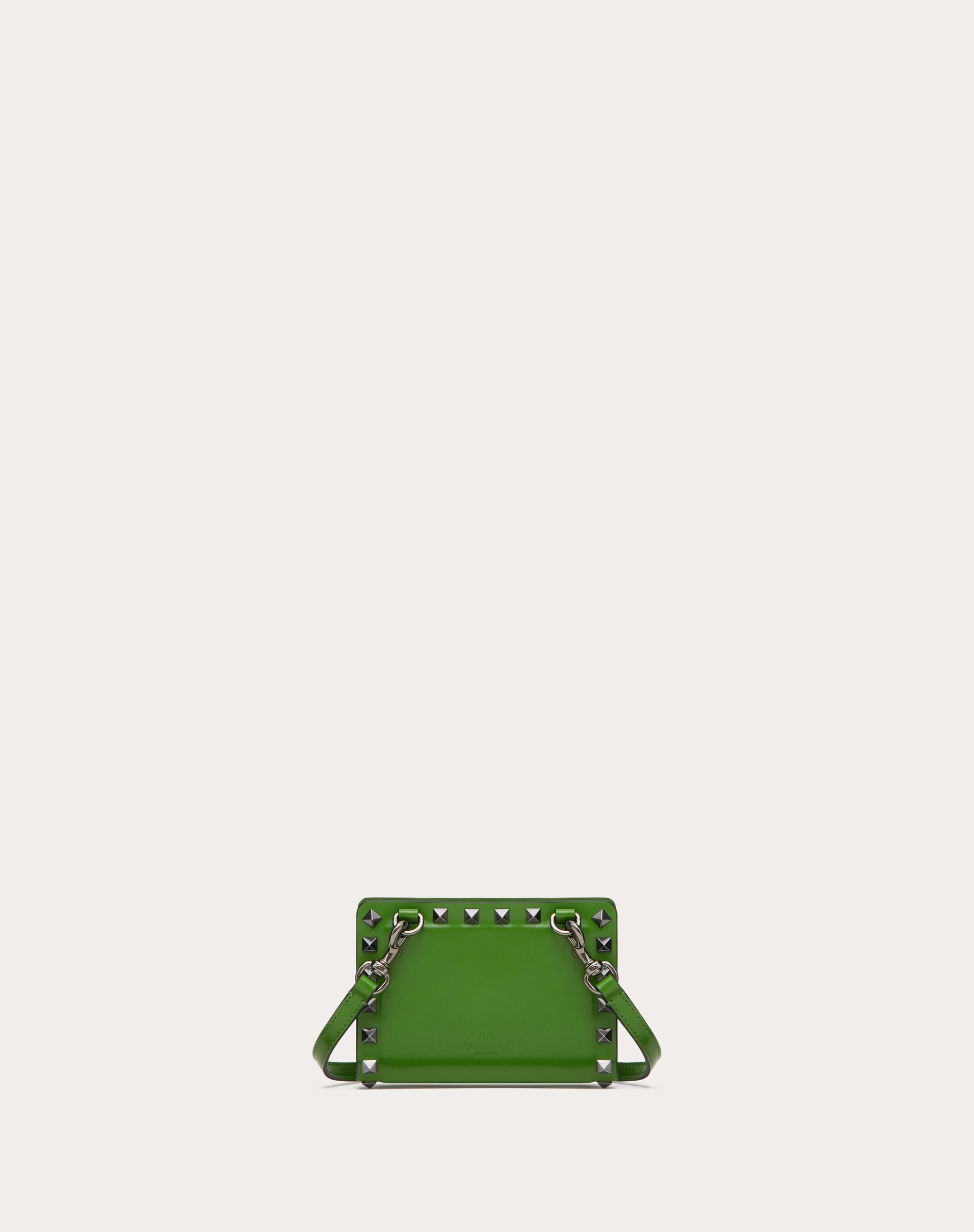 ROCKSTUD CALFSKIN NECK WALLET - 3