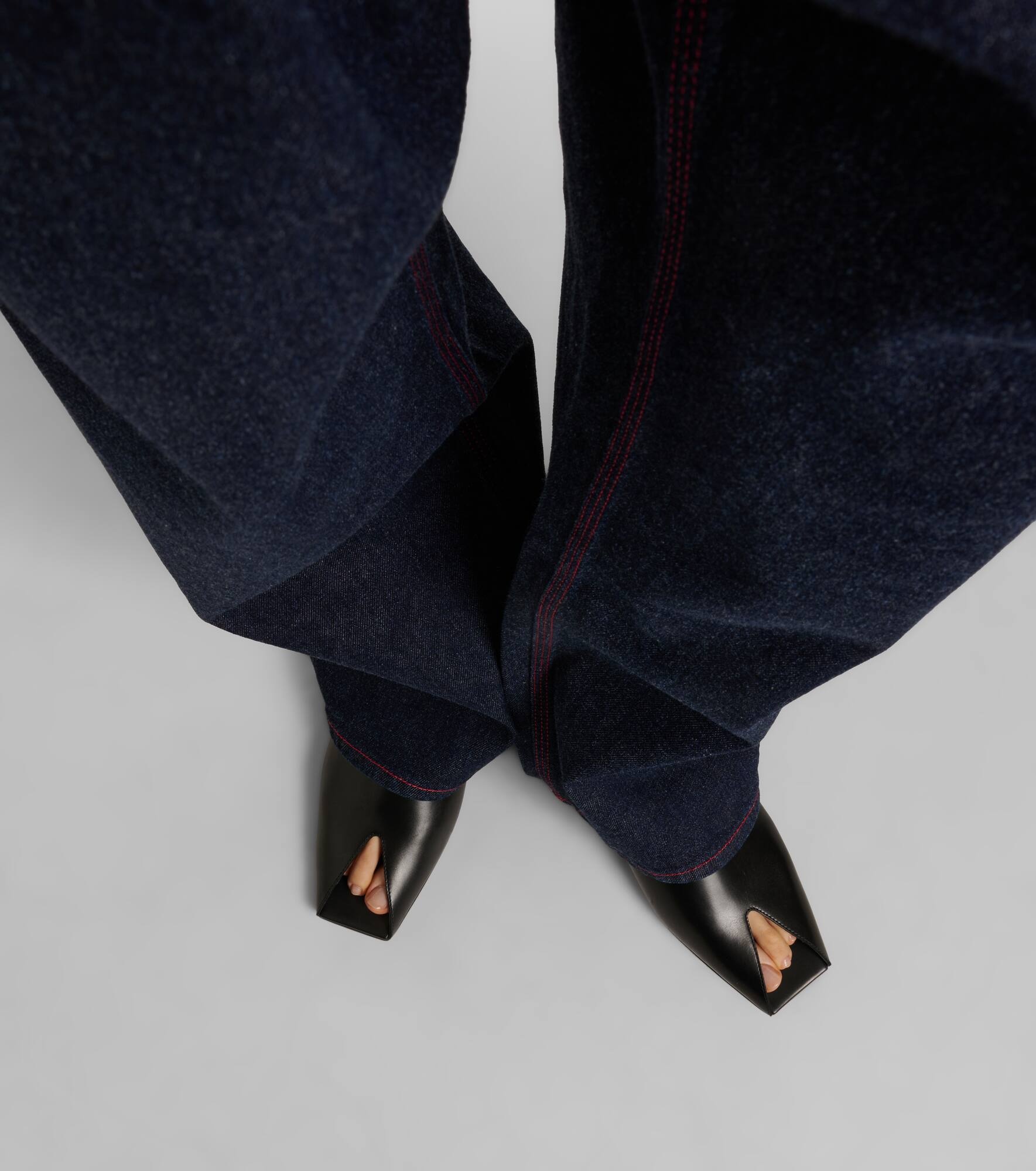 Spike leather mules - 7