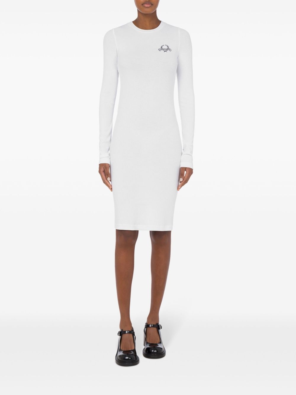 logo-print mini dress - 2