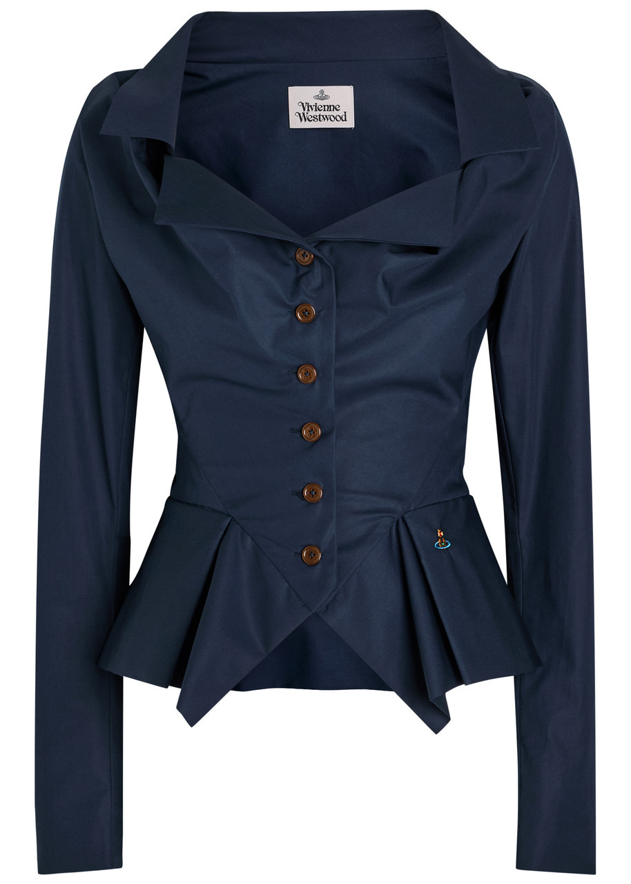 Vivienne Westwood Monday Gathered Cotton Shirt - 1