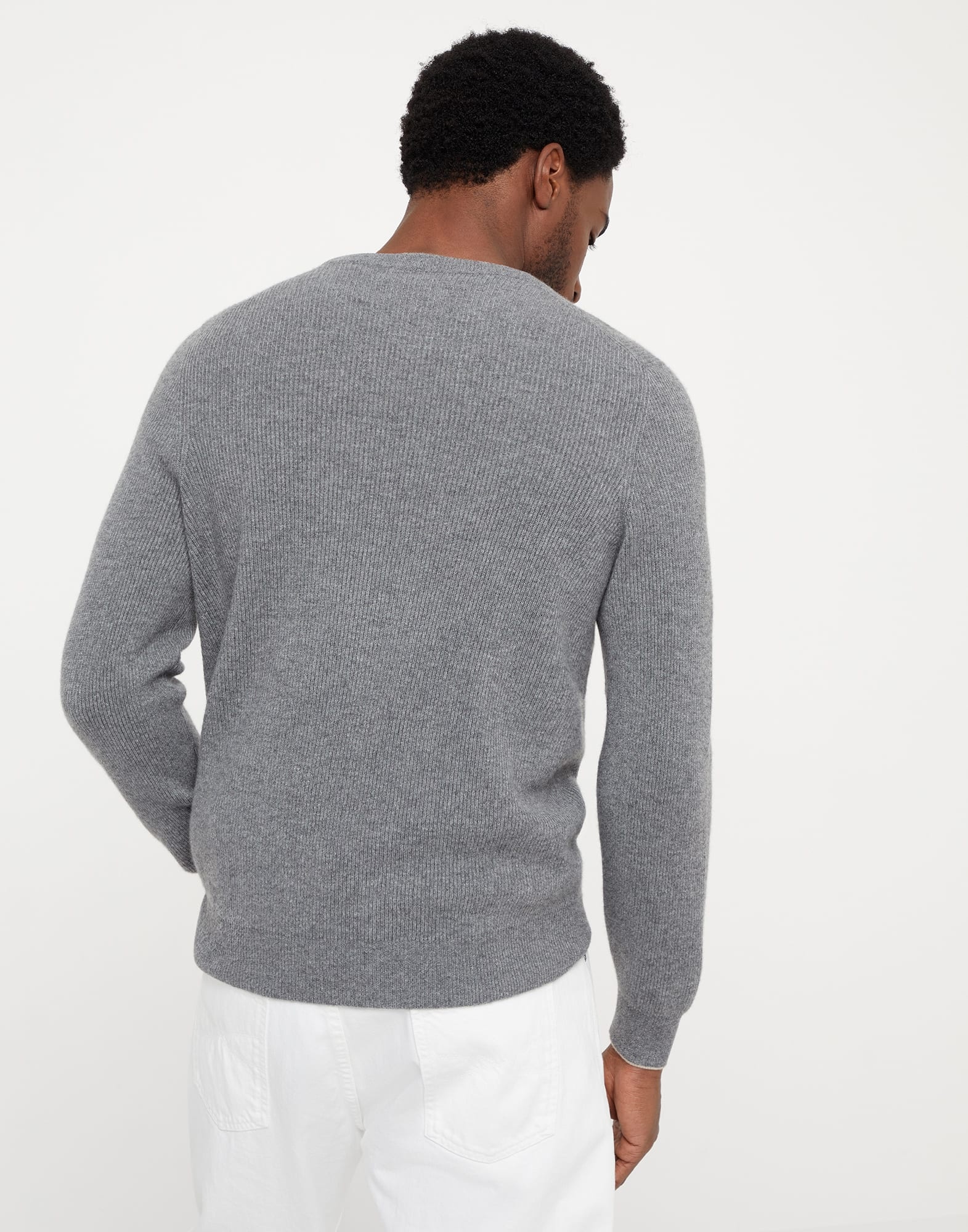 Cashmere English Rib sweater - 2