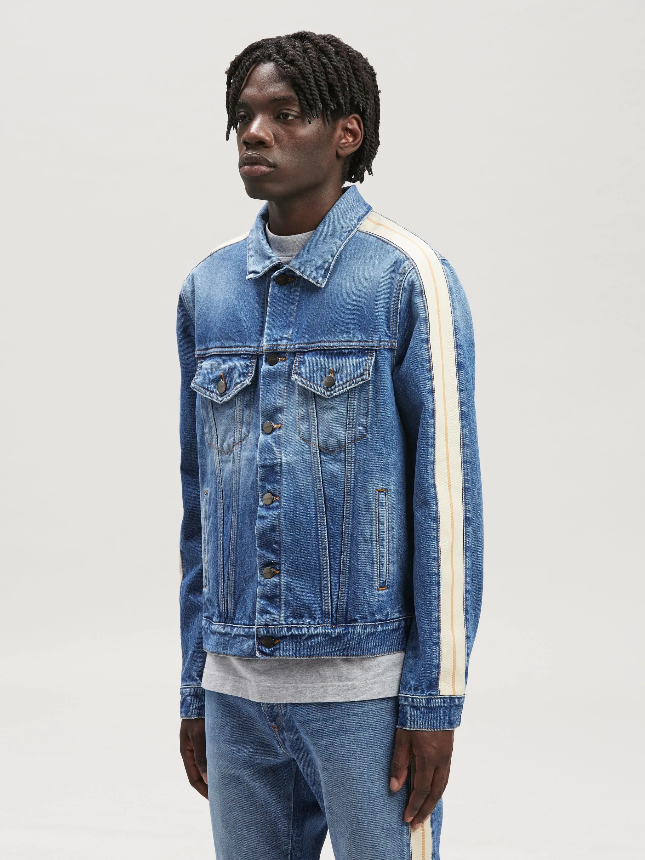 TRACK DENIM JACKET - 4